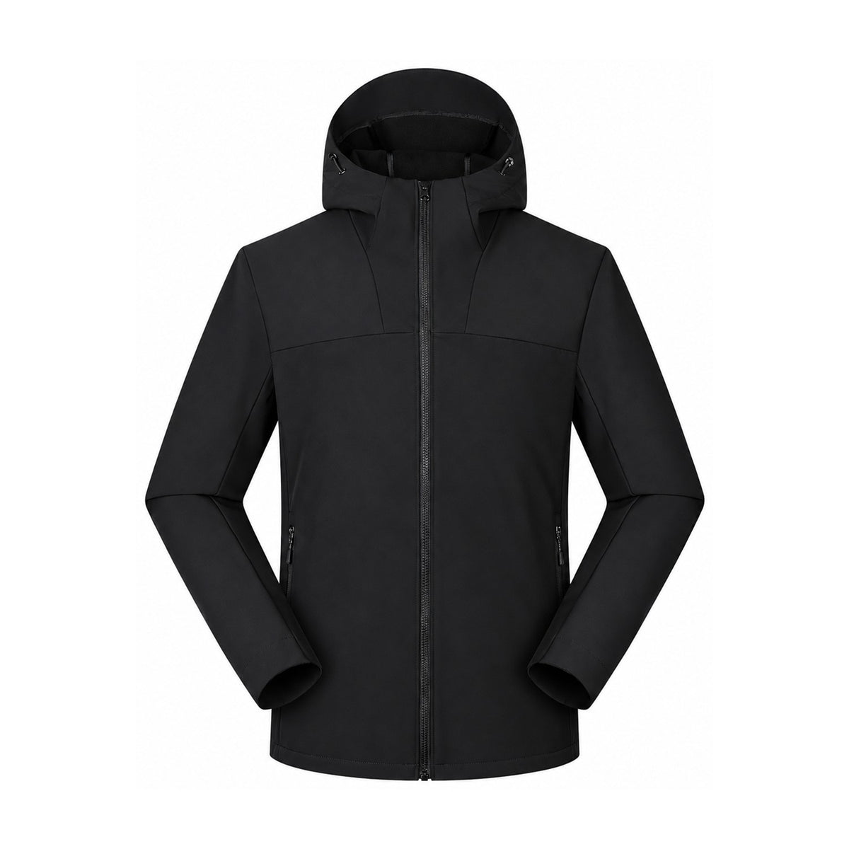Farndale hooded softshell jacket — black front
