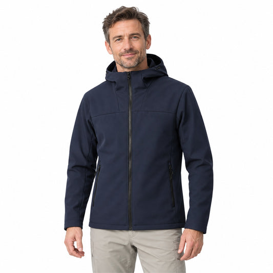 Farndale hooded softshell jacket — men white