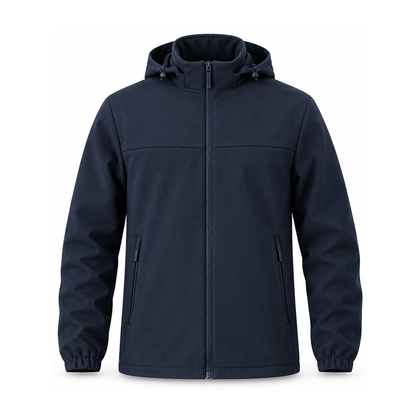 Bilsdale men's hooded softshell jacket — navy front