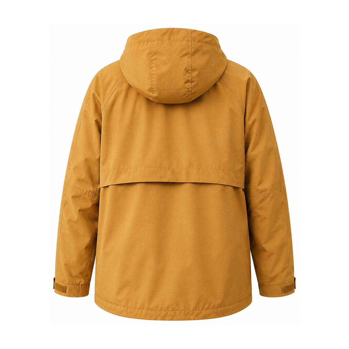 Coverdale men's hooded utility jacket — yellow back