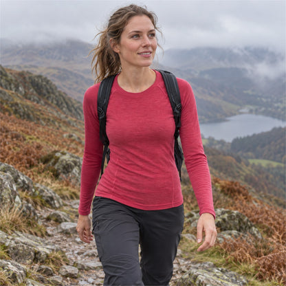 Acomb women's merino wool base layer - outdoor