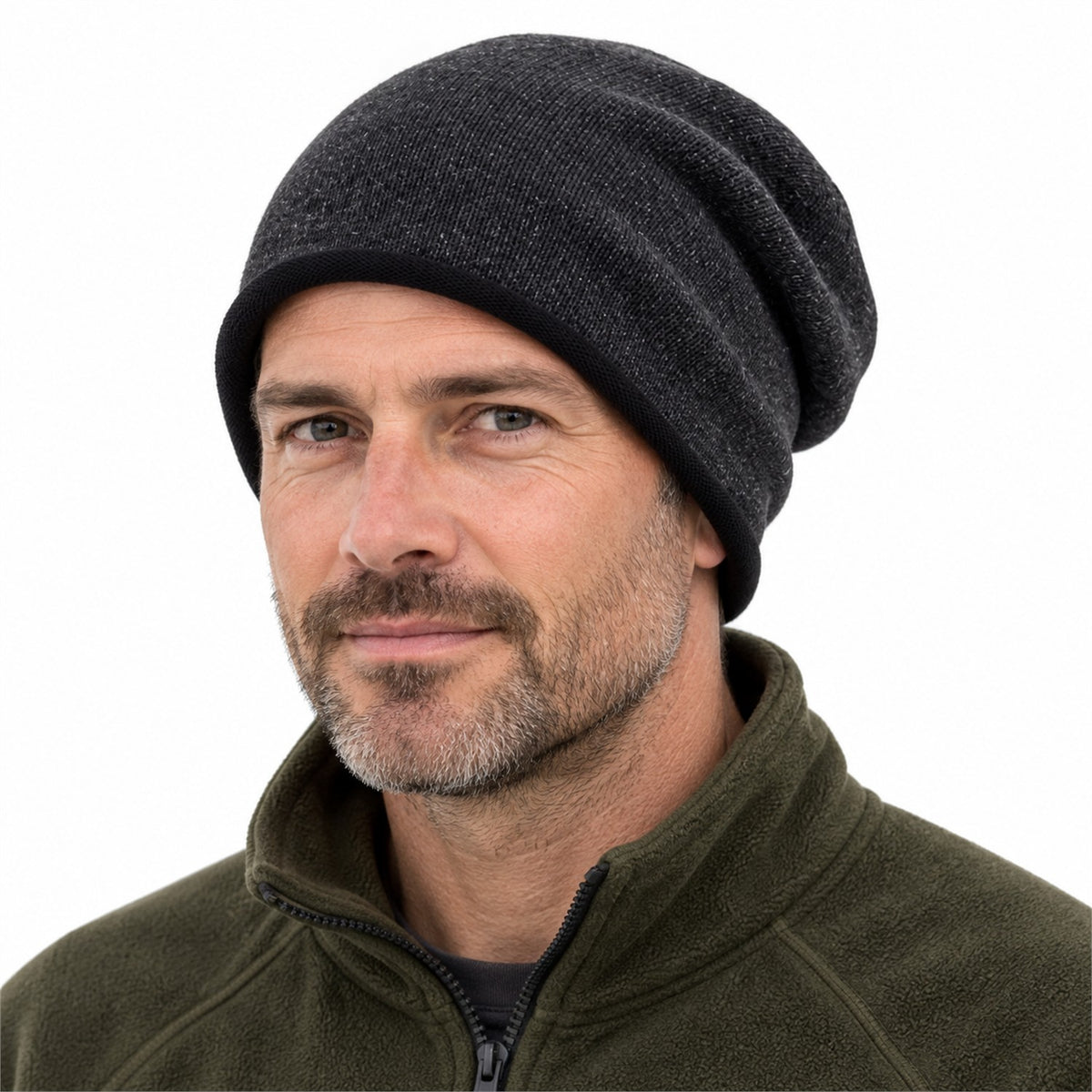 Rothbury merino wool beanie — model white