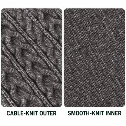 Aysgarth cable-knit earwarmer headband – details