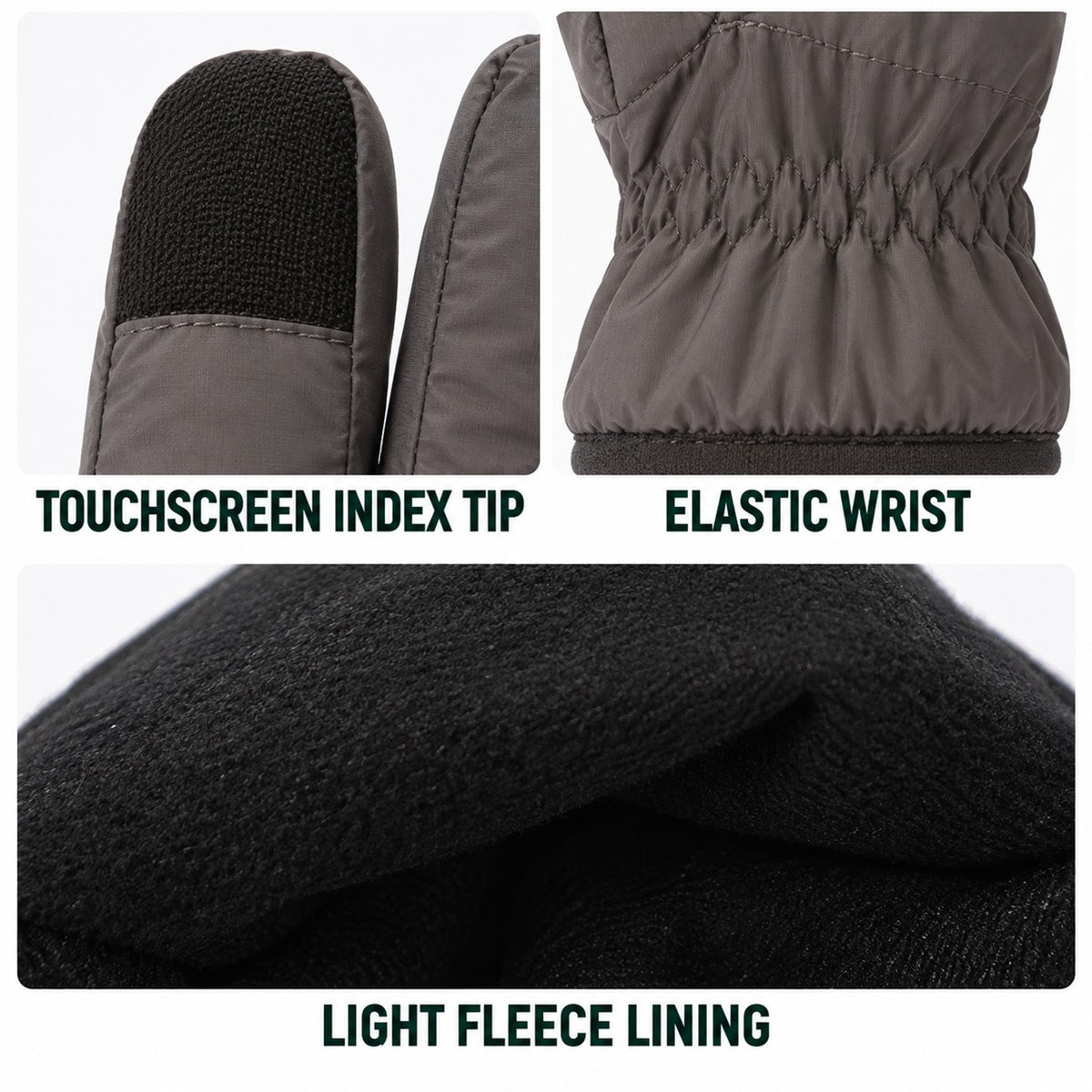 Brampton lightweight touchscreen gloves – details