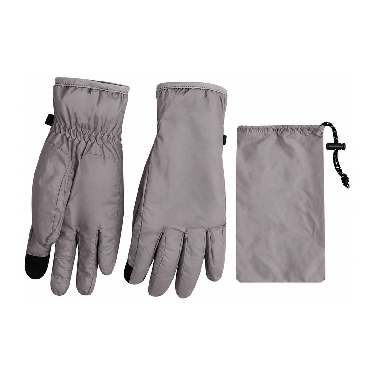 Brampton lightweight touchscreen gloves – grey