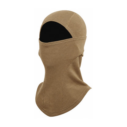 Alwinton Merino Wool Balaclava in Khaki – white background