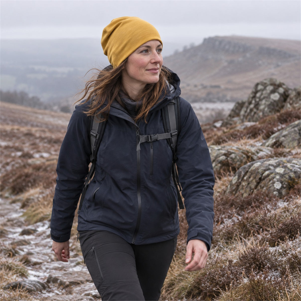 Bellingham Merino Wool Beanie - outdoor yellow
