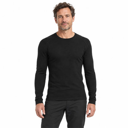 Birtley Men's Merino Wool Base Layer – model