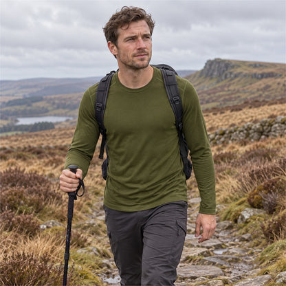 Birtley Men's Merino Wool Base Layer – outdoor