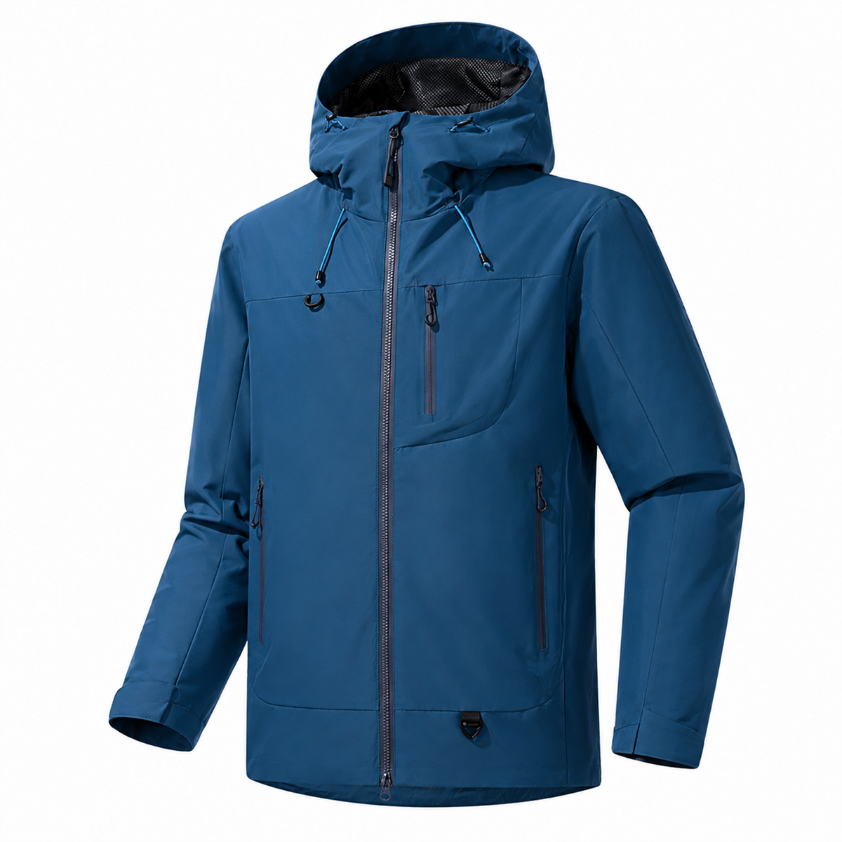 Borrowdale men's waterproof jacket in Navy on white