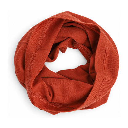 Hexham Merino Wool Neck Gaiter in Orange - white background