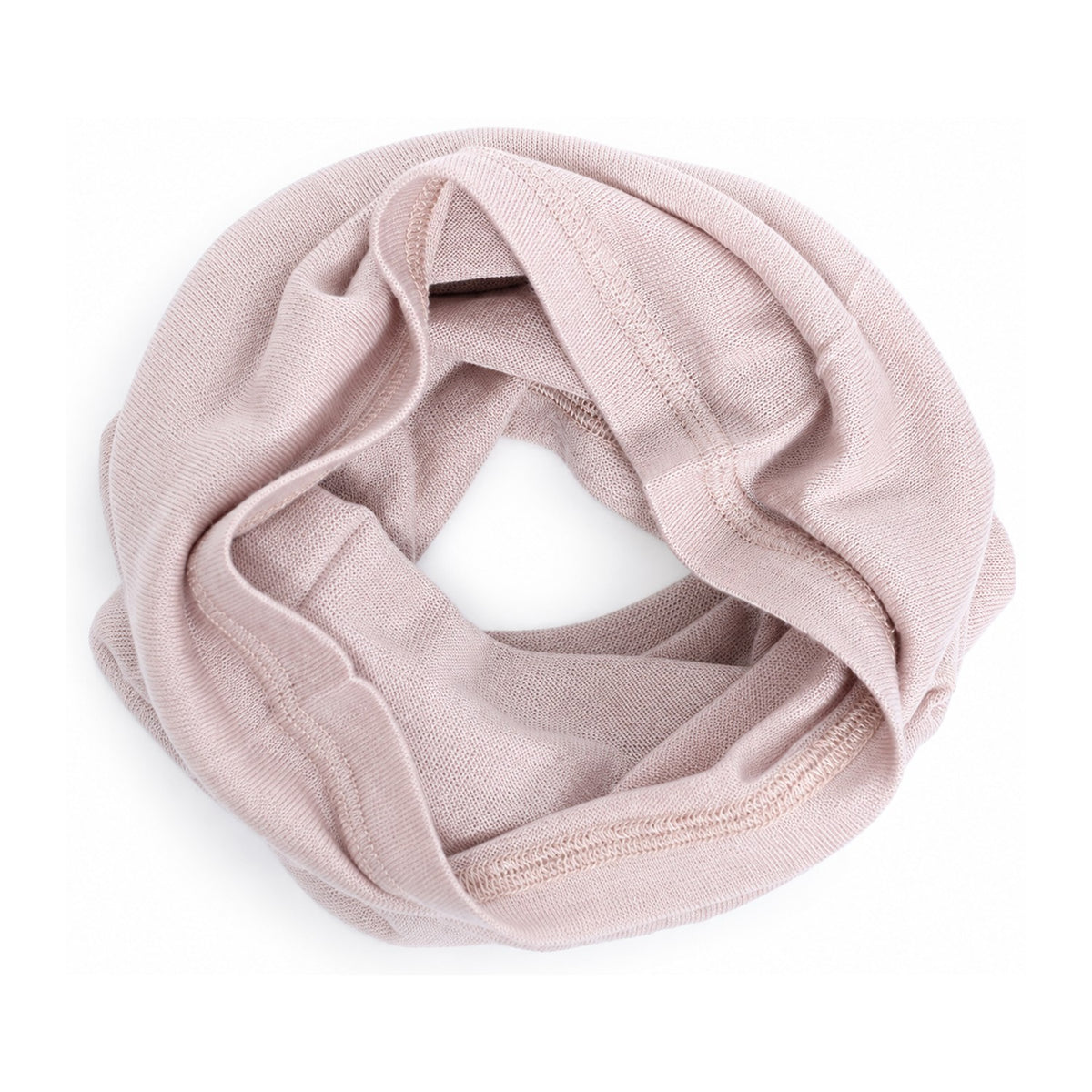 Hexham Merino Wool Neck Gaiter in Pink - white background