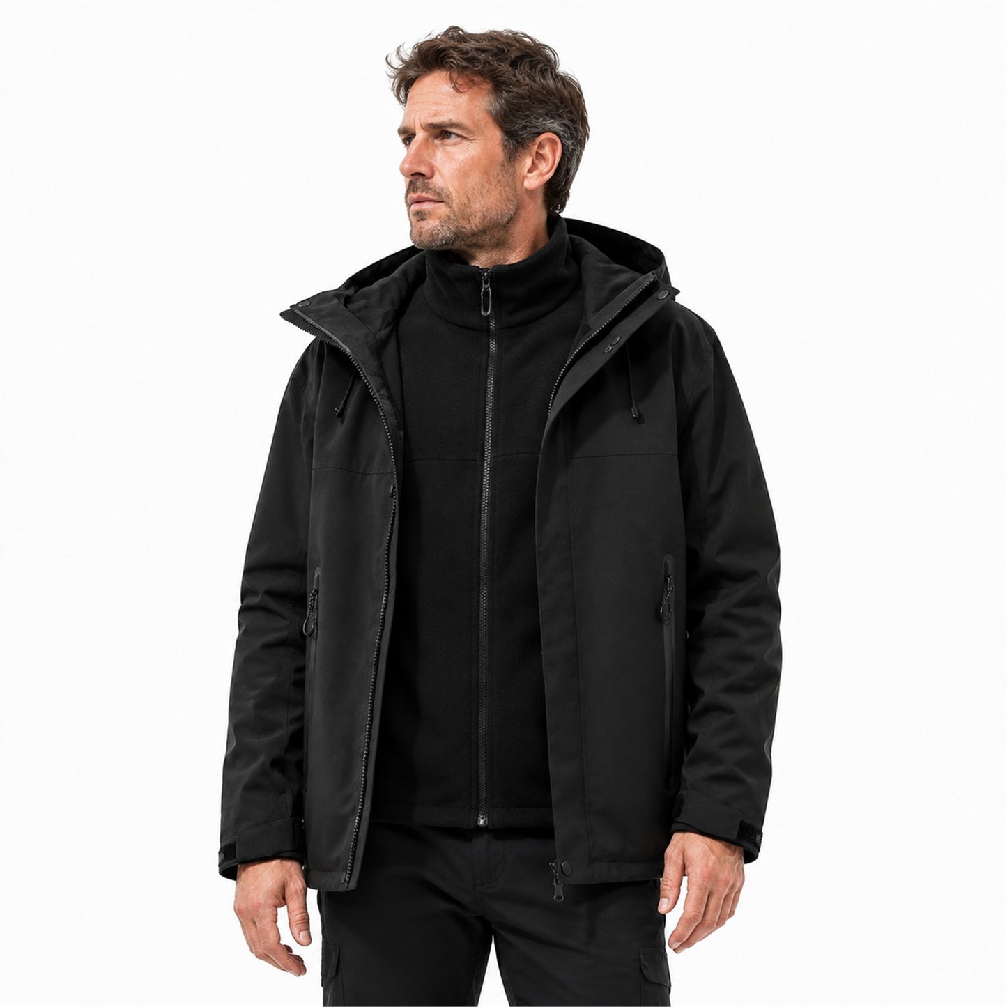 Pennine Men's Seam-Sealed 3-in-1 Fleece Jacket