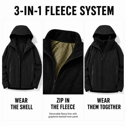 Pennine Women's Seam-Sealed 3-in-1 Fleece Jacket